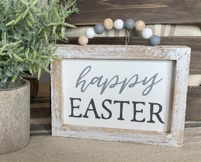 Happy Easter Box Sign